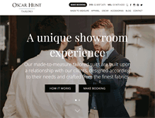 Tablet Screenshot of oscarhunt.com.au